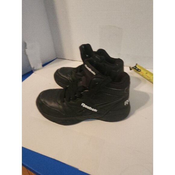 REEBOK Baby~Toddler Boy's High Top Lace Up Sneakers 11 Black - Picture 2 of 6